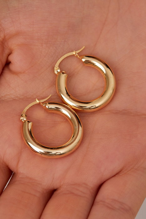 Heliophilia Silver Pendientes de Metal Dorados